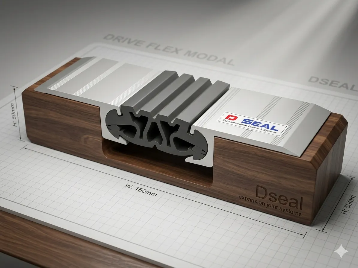 Dseal DriveFlex expansion joint system render