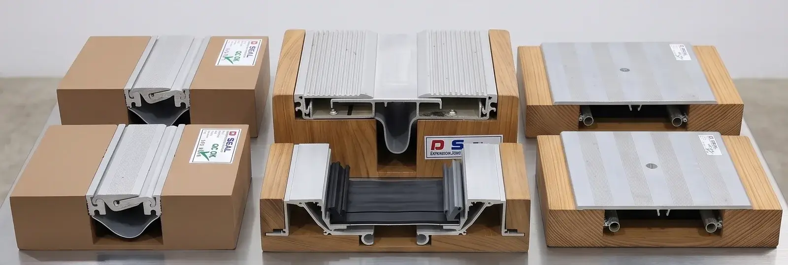 Forged aluminium ASTM 6063-T6 expansion joint profile