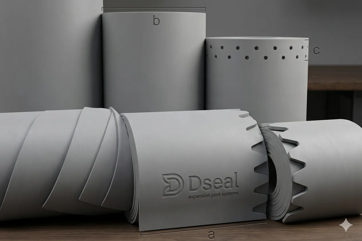 Dseal TPE expansion joint sealing tape — 3D detail